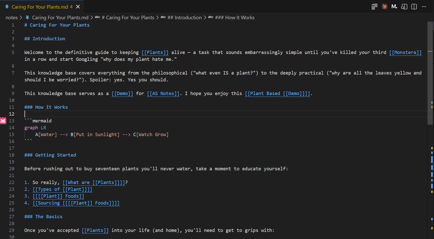 AS Notes editor screenshot